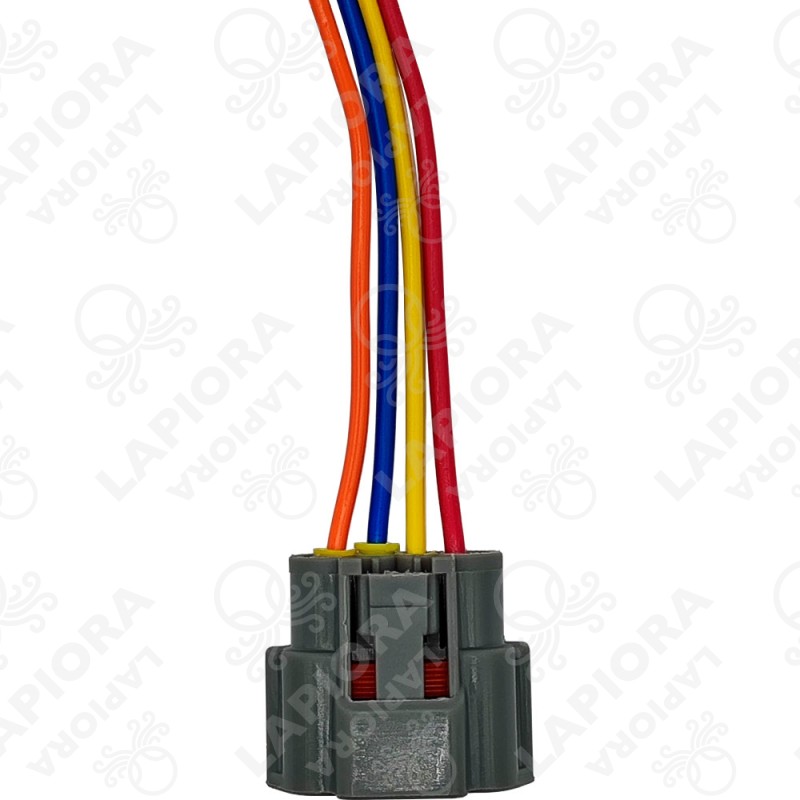 LUCP0002C4 Разъем генератора (Фишка 4-х контактная для генератора Mitsubishi) Lapiora
