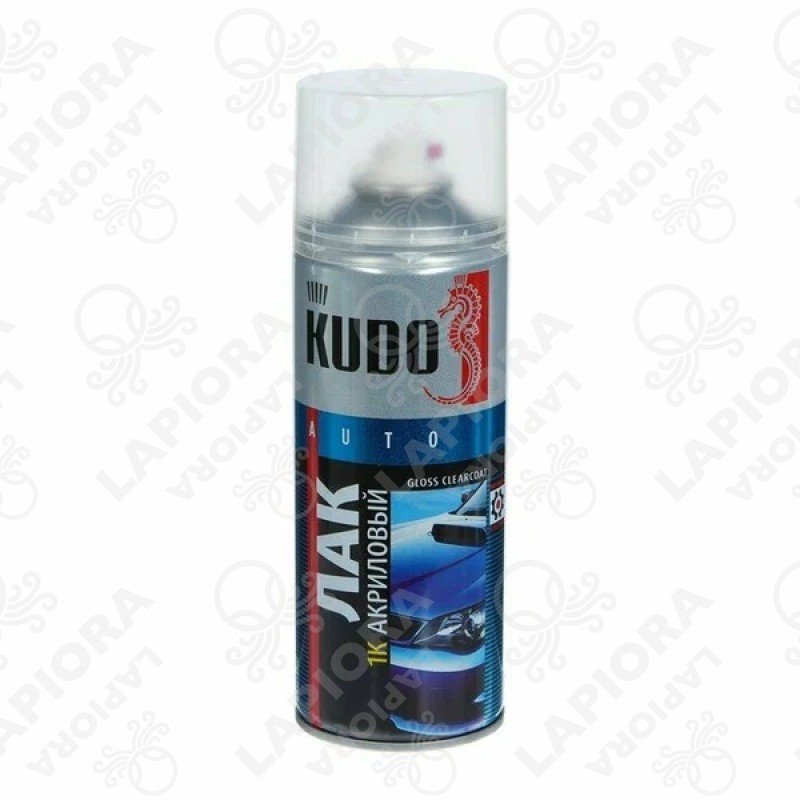 KU-9010 Лак спрей 1К акриловый, 520 мл. KUDO KU-9010
