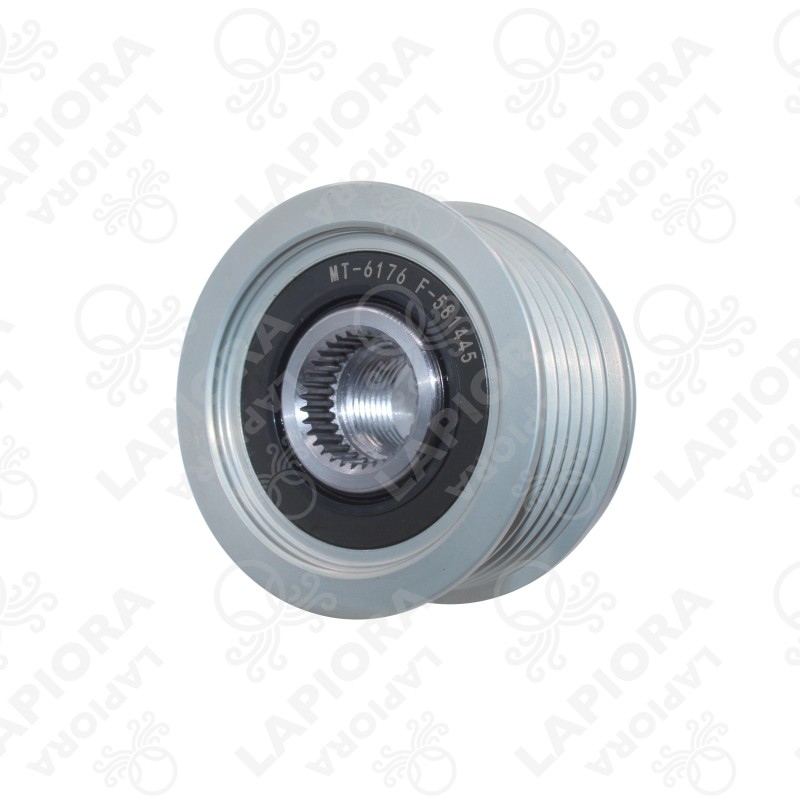 1FPB0002 Шкив генератора обгонный (F-581445) Lapiora